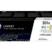 Toner HP LaserJet CF401X-CF403X, CMY pack, 201X