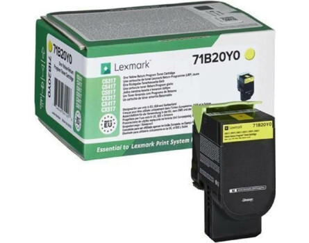 Lexmark 71B20Y0 - originální - žlutý