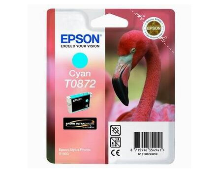  Inkoustová cartridge Epson Stylus Photo R1900, C13T08724010, modrá, 1*11,4ml, O