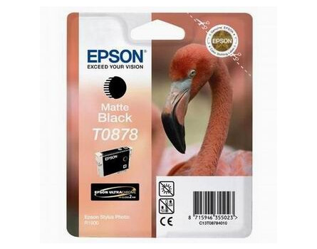  Inkoustová cartridge Epson Stylus Photo R1900, C13T08784010, matte černá, 1*11,4