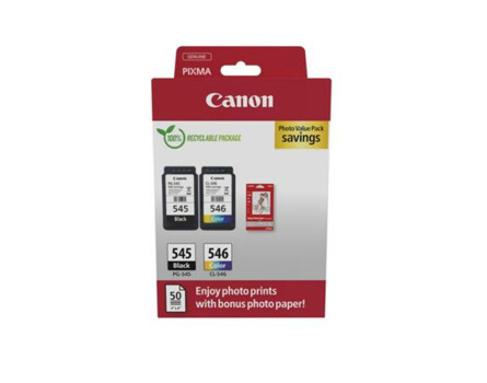 Cartridge Canon PG-545 + CL-546, 8287B008- originální (Multipack Černá/Barevná)